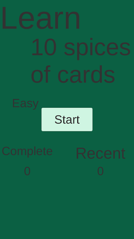 Learn10cardsEasy Screenshot1