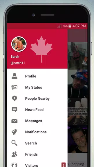 Canada Chat, Find & Date Screenshot1