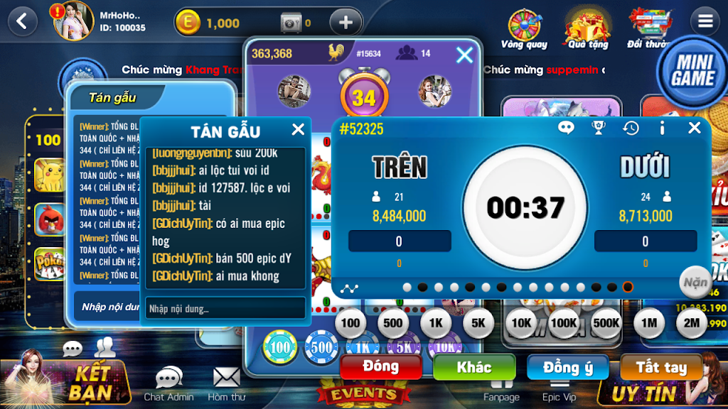 Epic JackPot: Đại gia Game bai Club Screenshot4