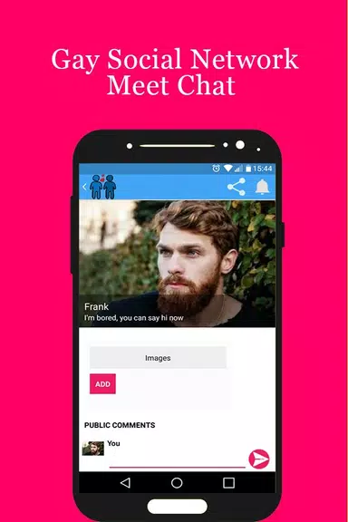 Gay Meet Chat : LGBT Boys Chat – Men Dating App Screenshot3