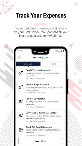 MyTelkomsel - Buy Package Screenshot106