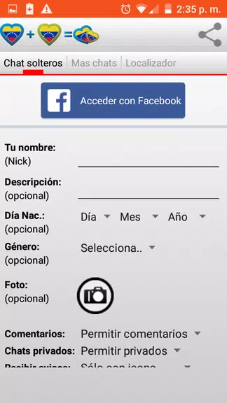 Chat Solteros Venezuela Screenshot2