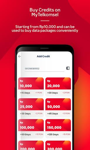 MyTelkomsel - Buy Package Screenshot41