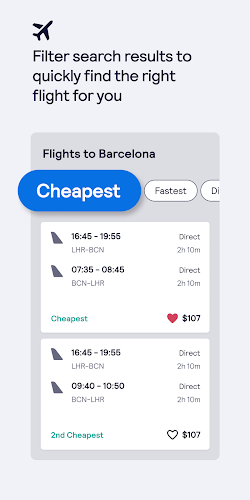 Skyscanner Flights Hotels Cars Screenshot3