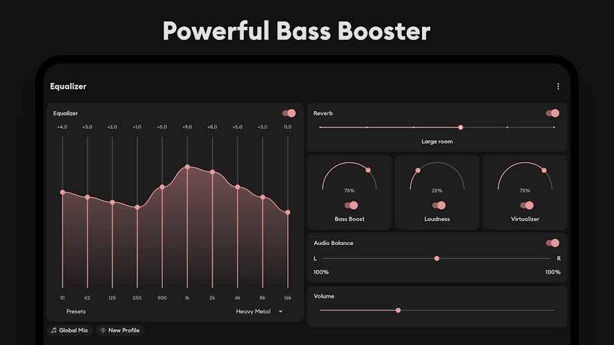 Flat Equalizer - Bass Booster Screenshot10