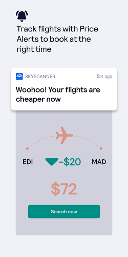 Skyscanner Flights Hotels Cars Screenshot4