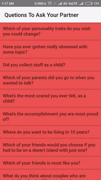 Questions To Ask Your Partner Screenshot1