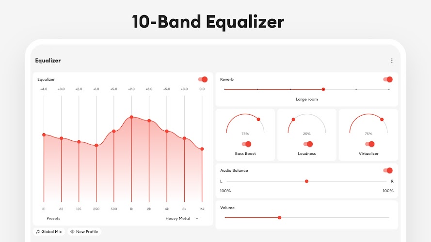 Flat Equalizer - Bass Booster Screenshot9