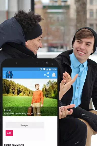 Gay Meet Chat : LGBT Boys Chat – Men Dating App Screenshot4