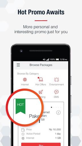 MyTelkomsel - Buy Package Screenshot170