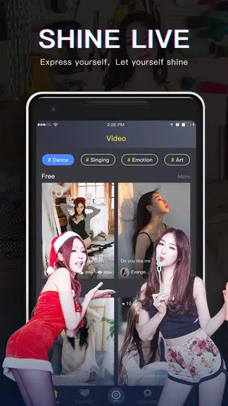 SHINE LIVE- live video stream and chat Screenshot1
