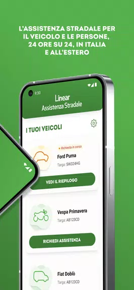 Linear Assistenza stradale Screenshot2