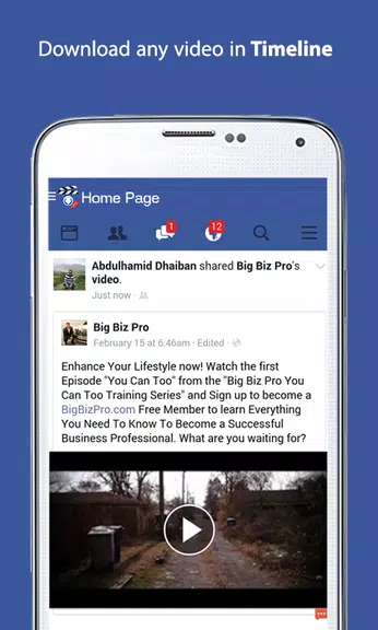 Video Downloader for Facebook Screenshot2