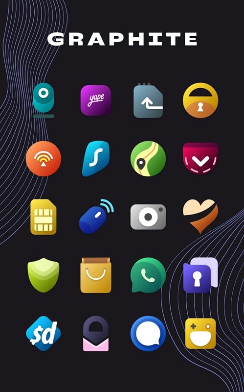 Graphite Icon Pack Screenshot1