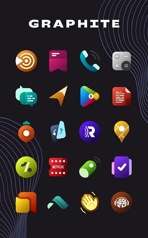 Graphite Icon Pack Screenshot2