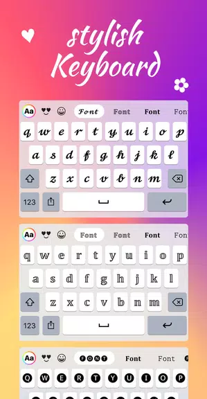 Fonts Keyboard Themes & Emoji Screenshot1