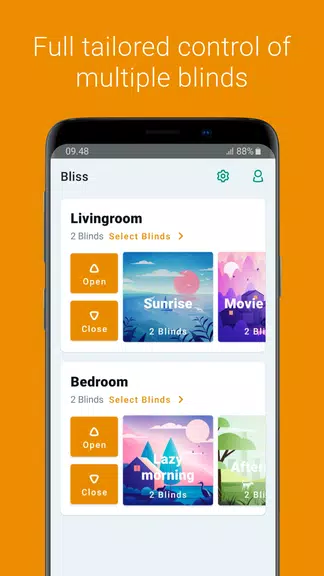 Bliss Smart Blinds Screenshot1