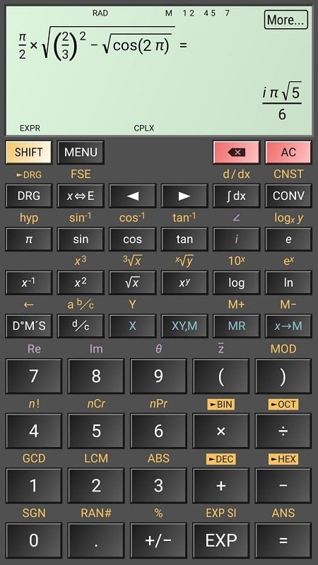 HiPER Calc Pro Screenshot2