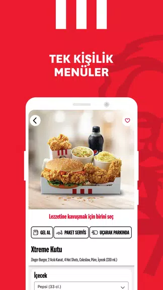 KFC Türkiye – Yemek Siparişi Screenshot3