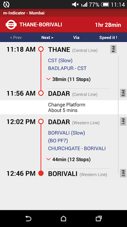 m-Indicator: Mumbai Local Screenshot6