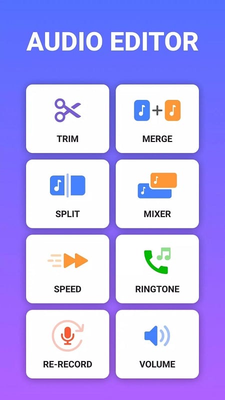 Audio Editor & Ringtone Maker Screenshot1