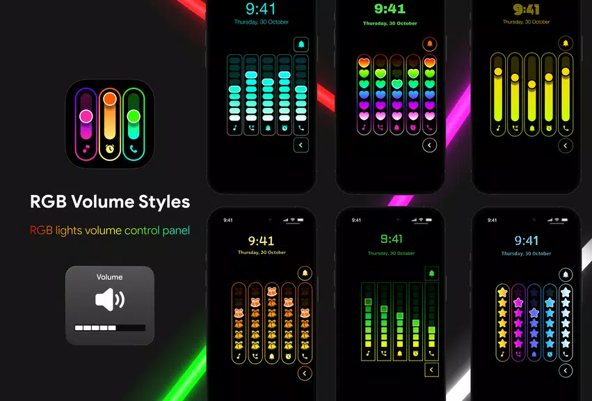 Neon LED Volume - Volume Style Screenshot1