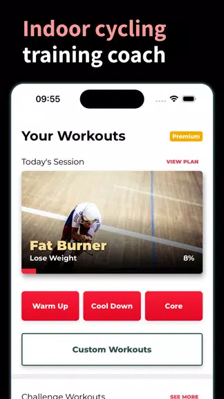 Exercise Bike Workout: Cycling Screenshot1