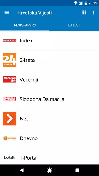 Hrvatska Najnovije Vijesti Screenshot1