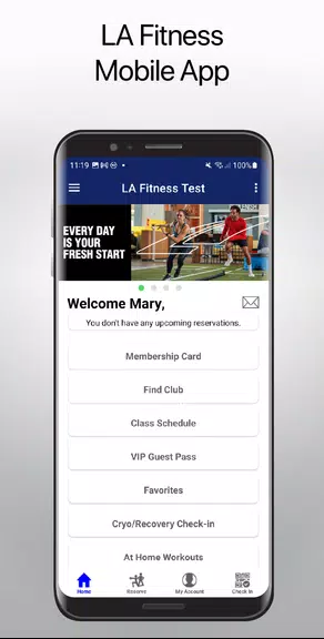 LA Fitness Mobile Screenshot1