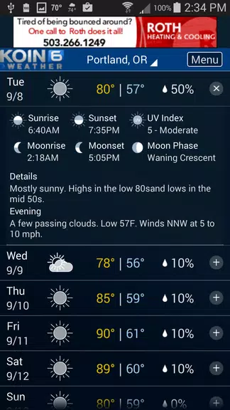 PDX Weather - KOIN Portland OR Screenshot2