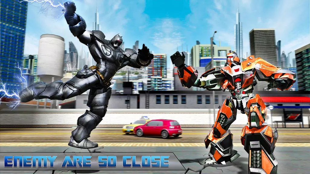 Flying Rope Hero Robot Fight Simulator Screenshot4