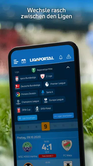 Ligaportal Fußball Live-Ticker Screenshot4