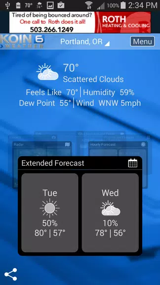 PDX Weather - KOIN Portland OR Screenshot1