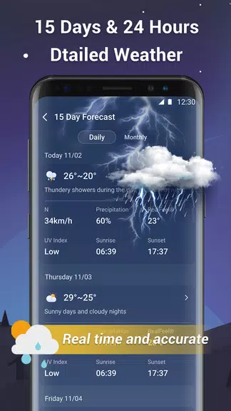 Live Weather - Forecast Widget Screenshot4