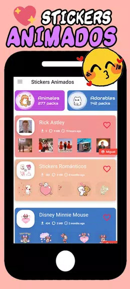 Animated Stickers - WAStickers Screenshot1