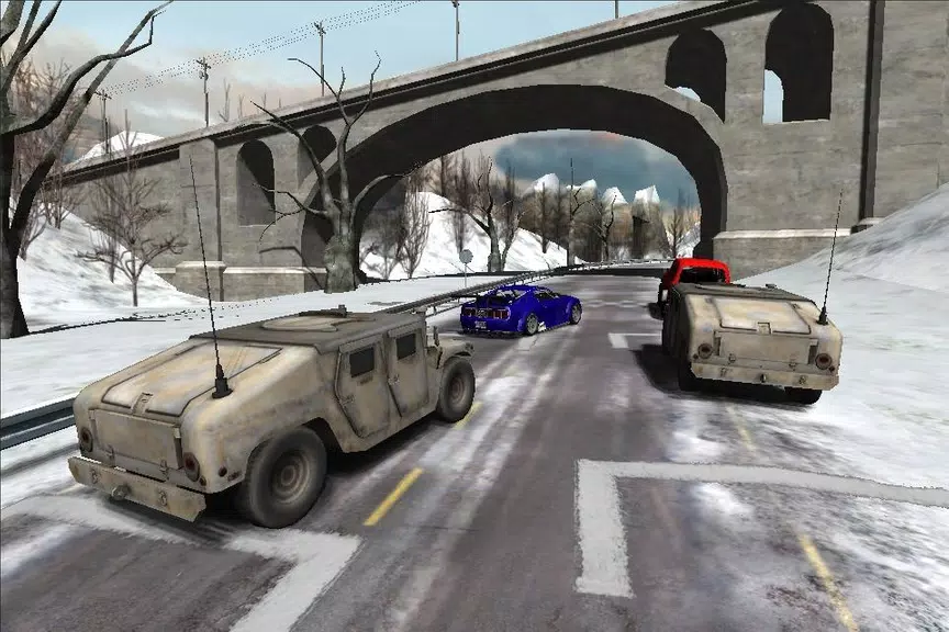 Snow Car Racing Screenshot4