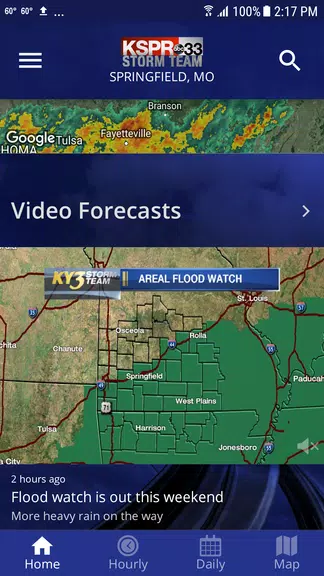 KSPR Weather Screenshot1