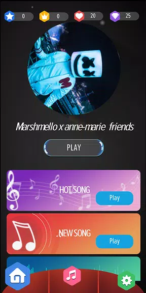 Marshmello DJ - Magic Piano Tiles 4 Screenshot2