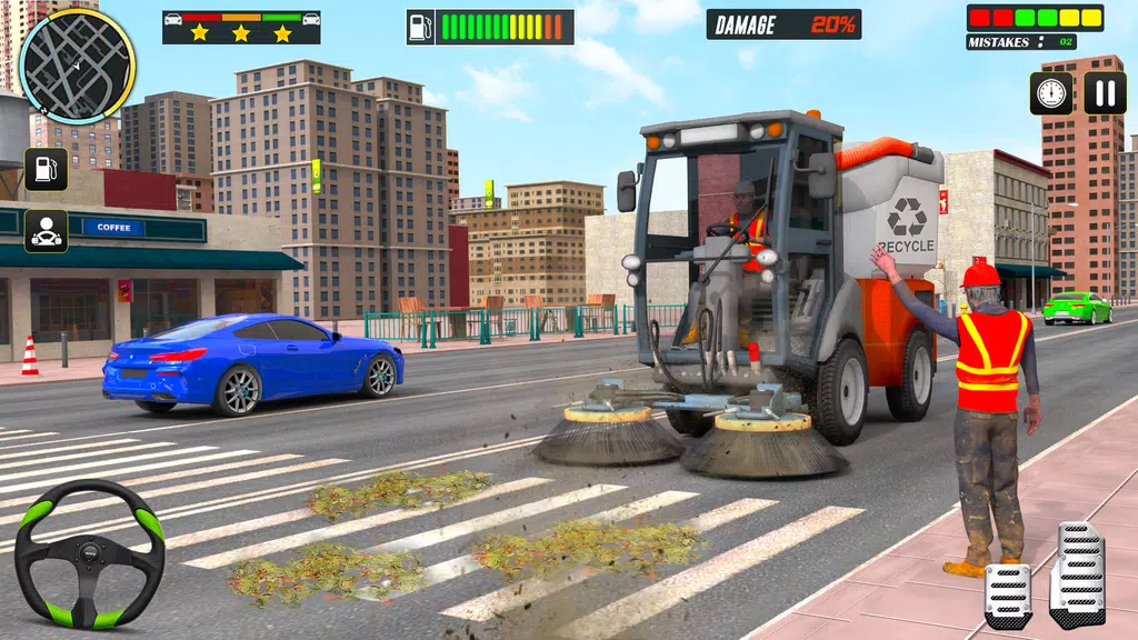 Clean City Dumper Truck 3D Screenshot4