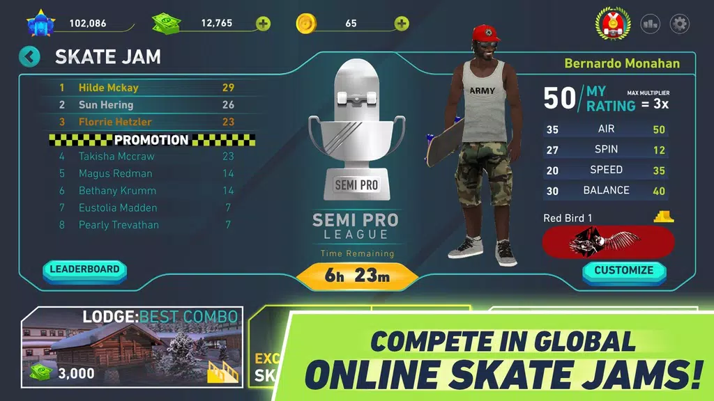 Skate Jam - Pro Skateboarding Screenshot1