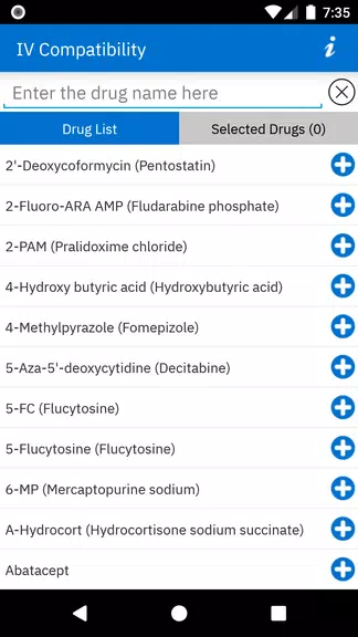 Micromedex IV Compatibility Screenshot1