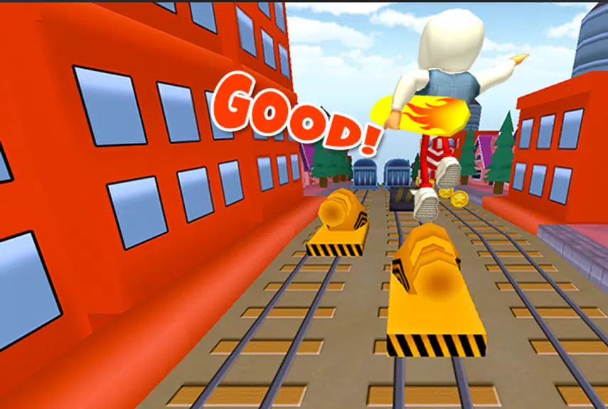 3D Subway Rail Dash Run Screenshot4