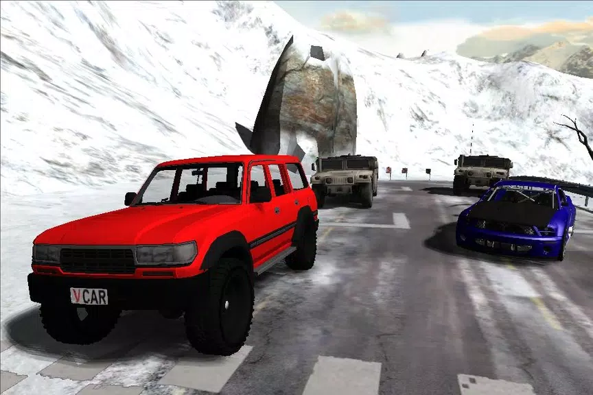 Snow Car Racing Screenshot1