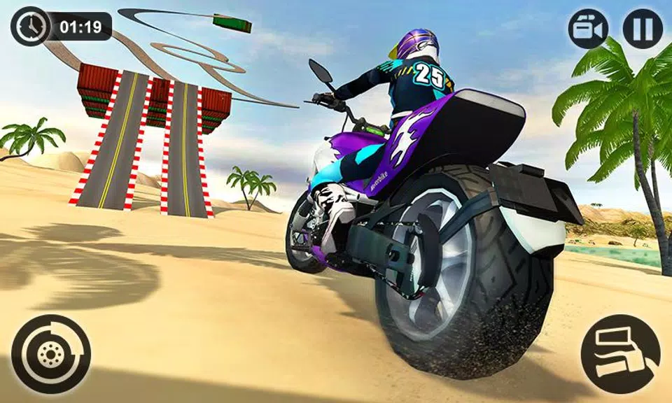 Beach Motorbike Stunts Master Screenshot4