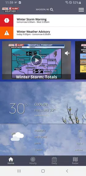 WMTV15 First Alert Weather Screenshot1