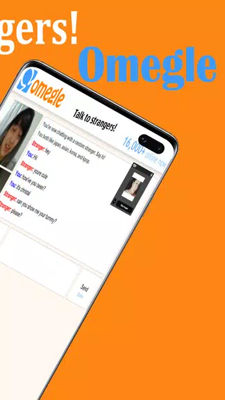 Omegle Helper - talk to Strangers omegle Chat App Screenshot2