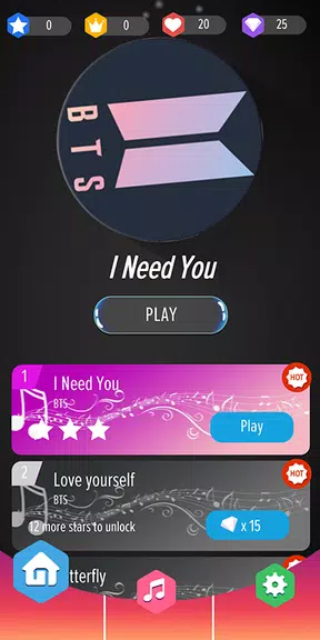 BTS Tiles : Piano Tiles DJ Screenshot1