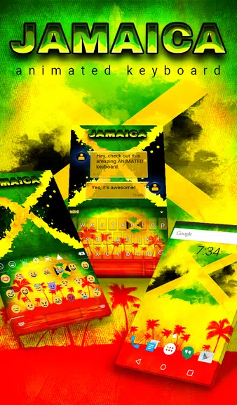 Jamaica Animated Keyboard Screenshot1