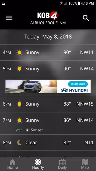 KOB 4 Weather New Mexico Screenshot3