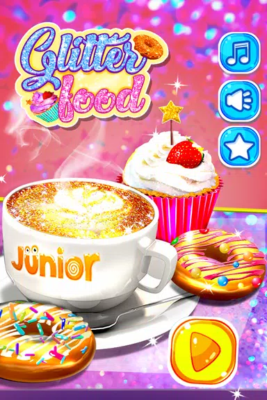 Glitter Food - Kids Cafe Screenshot1